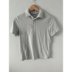 Vineyard Vines Edgartown‎ Grey Solid Polo Shirt Boys Size Large 16 Whale